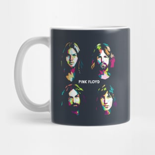 Pink Floyd In Wpap Pop Art Mug